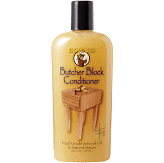 Bottle of Howard Buther block conditioner.  This is a mixture or mineral oil and beeswax.